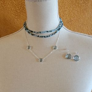 NWOT JBloom Necklaces (3) and Earrings set
